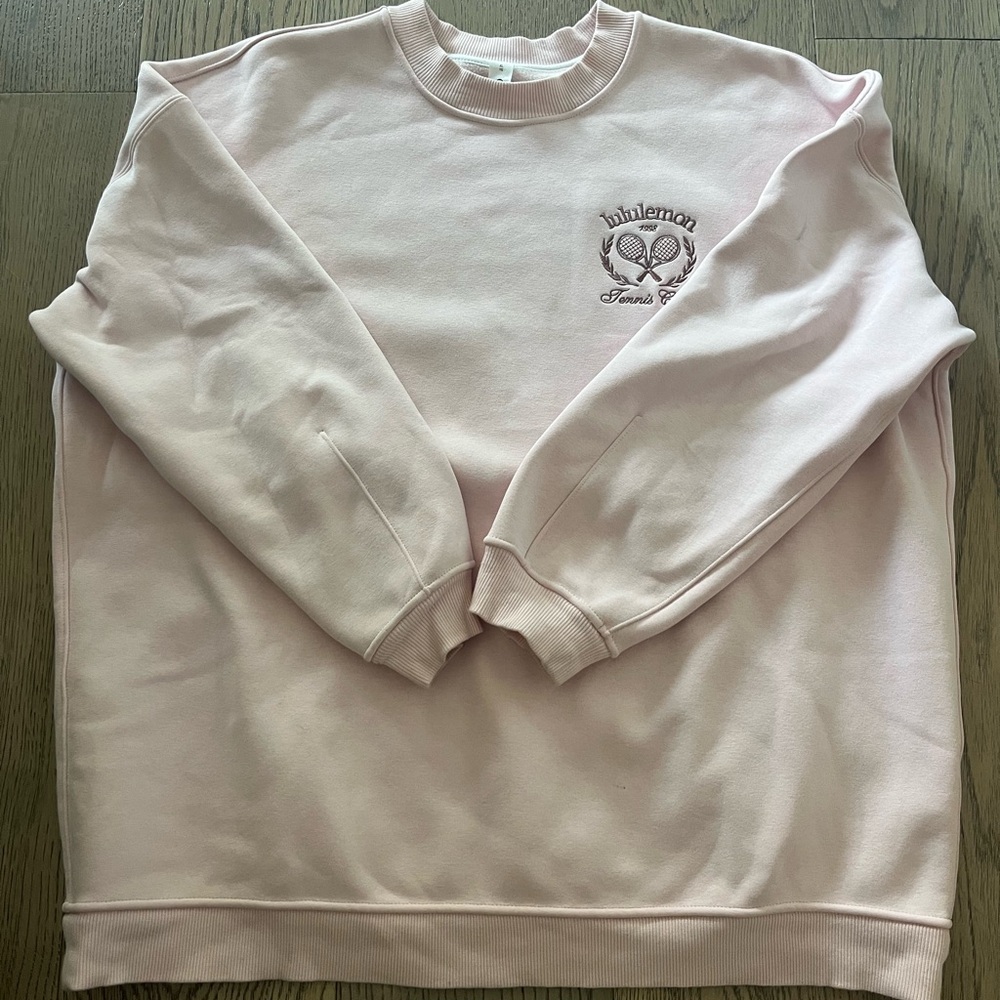 lululemon athletica Pink Crewneck Sweatshirt